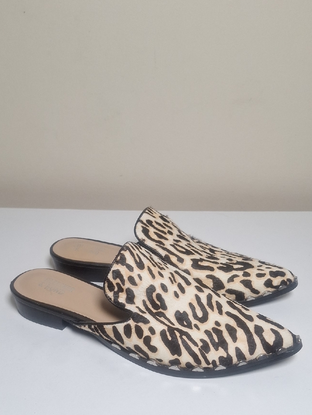 BLEECKER & BOND Simone Leopard Mule SZ 8 - Picture 2 of 10